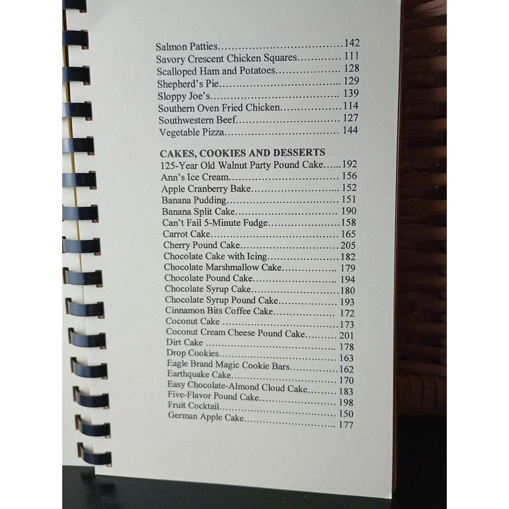 Pisgah United Methodist Church Kernersville, NC‎ Cookbook Spiral Vintage